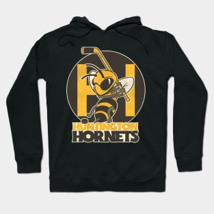 Defunct Huntington Hornets Hockey Team Hoodie